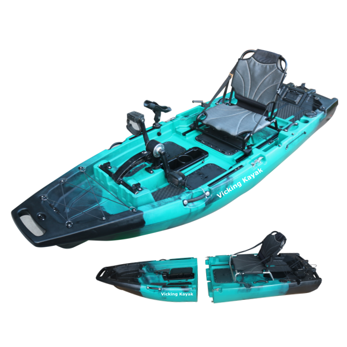 Fishing Kayak Pedal Drive - 2025 NEUES Modulares Kajak 9,5 Fuß