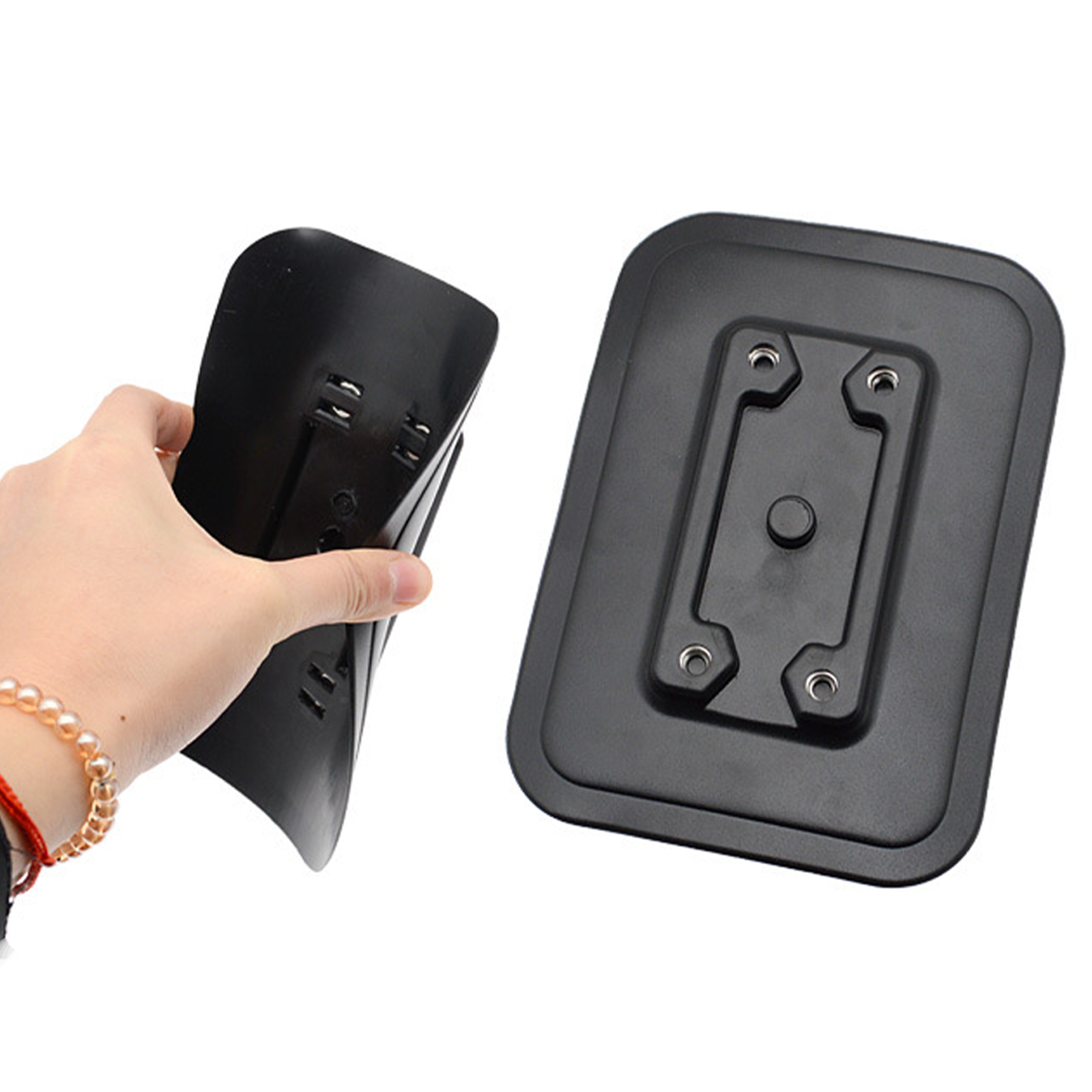 Fishing Kayak Fish Finder Mount - PVC-Fischfinder-Halterung, korrosionsbeständig – Kajak-Ständerauflage mit Schrauben,