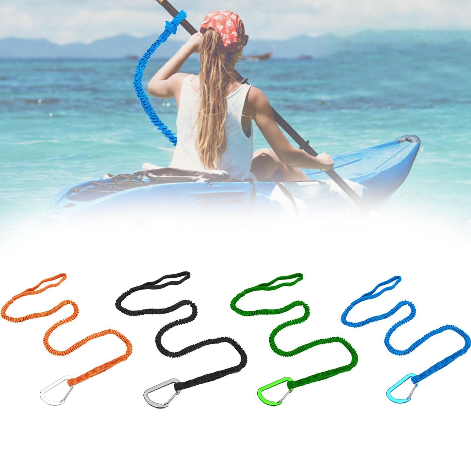 Fishing Kayak Paddle Leash - Kajak-Paddel-Leine, Haltegurt, Angelrutenhalter, dehnbarer Riemen, 150–210