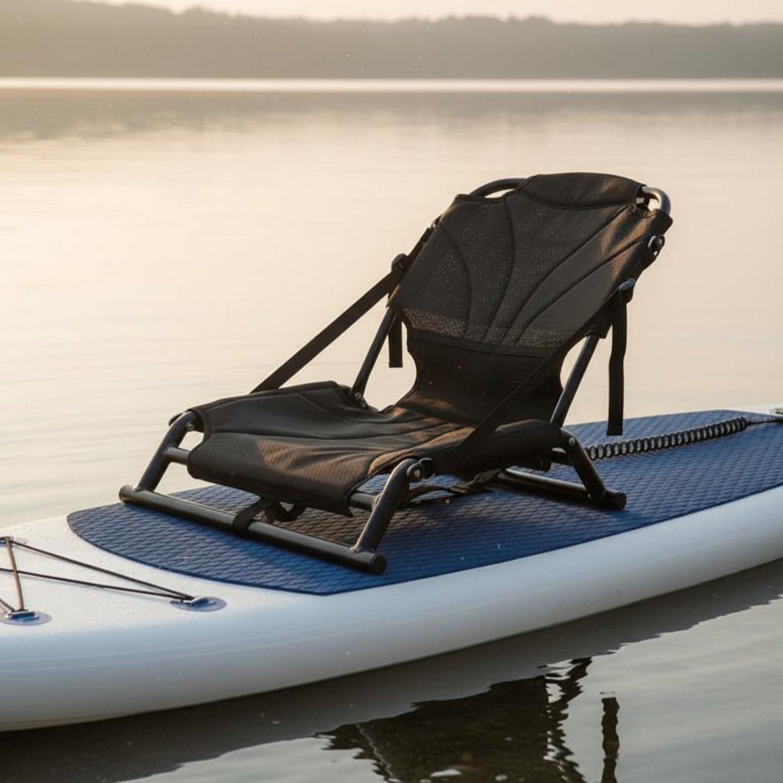 Fishing Kayak Seat - Kajak-Rückenlehne mit atmungsaktivem Netzstoff, verstellbarer Angelkajak-Sitz,