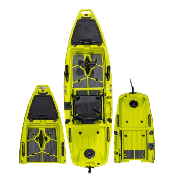 Fishing Kayak Pedal Drive - Modulares Einzel- und 1-Personen-Kunststoff-Pedalantrieb, Angelkajak, Boot,