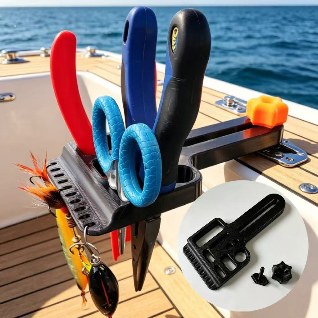 Fishing Kayak Crate - T-Slot-Halterung für Angelgeräte-Aufbewahrungsbox für Kajaks, robuste