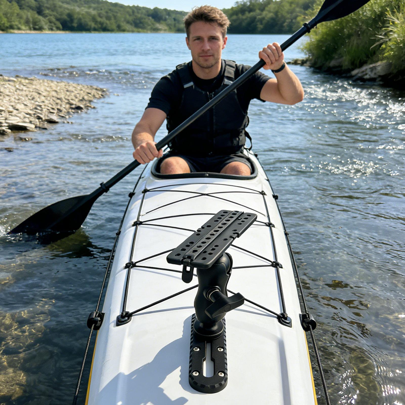 Kajak-Schienenhalterung mit Sc – Fishing Kayak Fish Finder Mount Bewertung und Preis