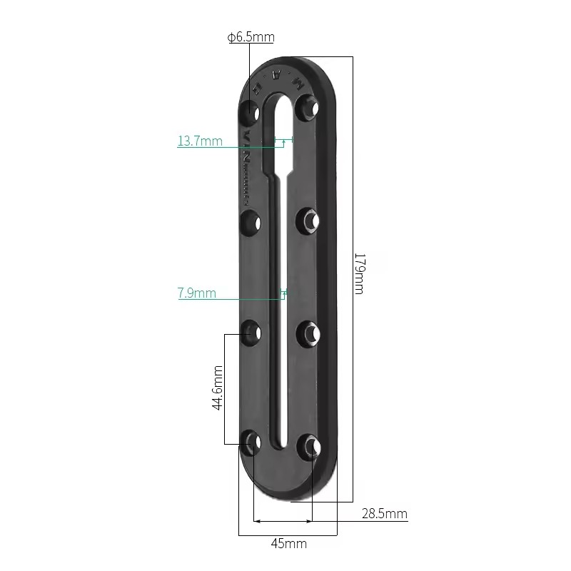179 mm lange Kajak-Schienenhal – Fishing Kayak Fish Finder Mount Bewertung und Preis