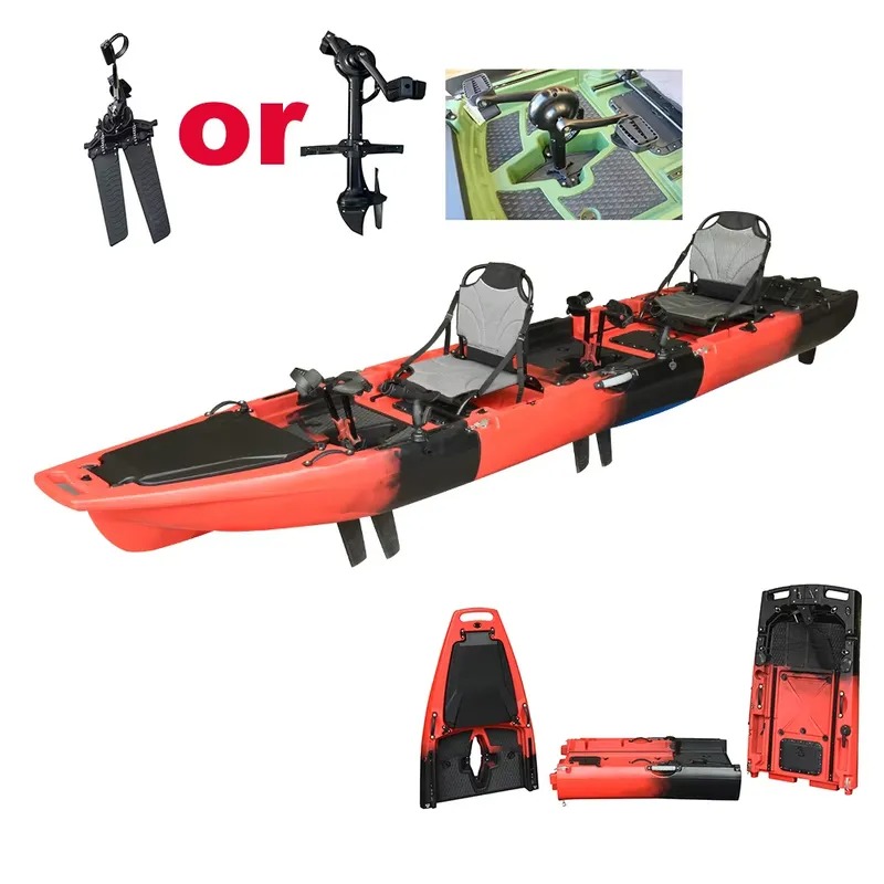 Heißer Verkauf: 14FT 2-Persone – Fishing Kayak Pedal Drive Bewertung und Preis